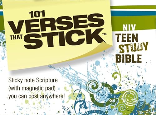 9780310729013: 101 Verses That Stick for Teens Based on the NIV Teen Study Bible: Bible Verses for Your Locker or Home