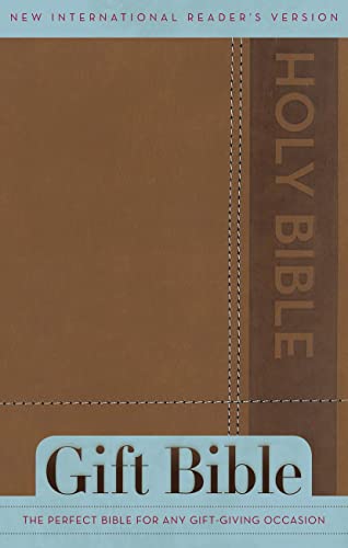 Beispielbild fr NIrV, Gift Bible, Imitation Leather, Brown zum Verkauf von PAPER CAVALIER UK