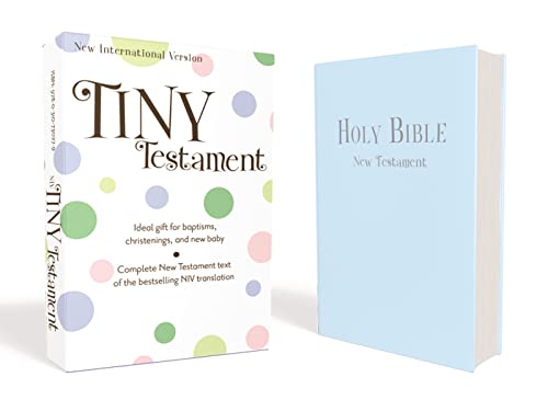 9780310730279: NIV, Tiny Testament Bible: New Testament, Imitation Leather, Blue: New International Version, Blue, Leather-Look, Tiny Testament, New Testament