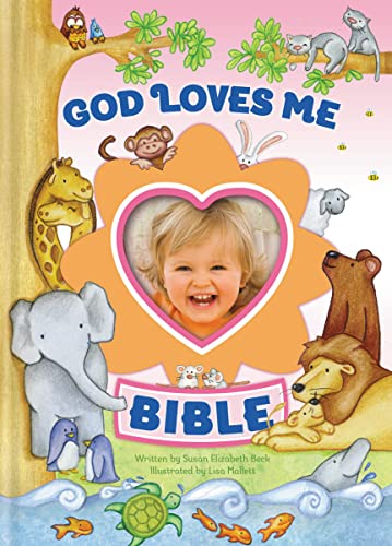 9780310733980: God Loves Me Bible: Photo Frame on Cover