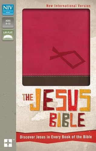 9780310742951: The Jesus Bible: New International Version, Italian Duo-Tone Hot Pink/Chocolate, Discover Jesus in Every Book of the Bible