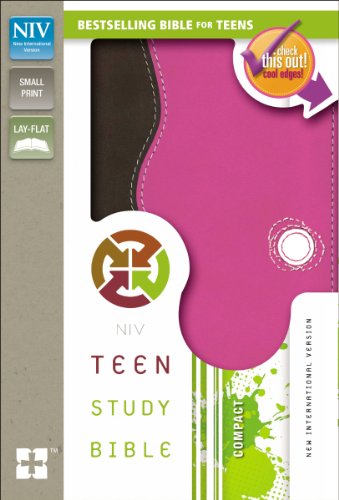 9780310745280: Teen Study Bible-NIV-Compact: New International Version, Chocolate/Raspberry, Italian Duo-Tone Teen Study Bible
