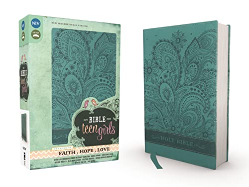 Beispielbild fr NIV, Bible for Teen Girls, Leathersoft, Blue: Growing in Faith, Hope, and Love zum Verkauf von BooksRun