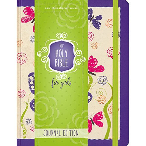 9780310759652: Holy Bible: New International Version, Purple, Elastic Closure, For Girls Journal Edition