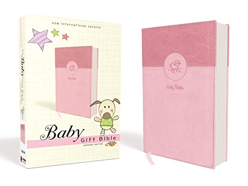 Stock image for NIV, Baby Gift Bible, Holy Bible, Leathersoft, Pink, Red Letter, Comfort Print: Keepsake Edition for sale by GF Books, Inc.
