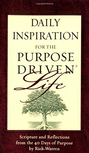 9780310802013: Daily Inspiration For The Purpose Driven Life: Scriptures And Reflections From The 40 Days Of Purpose