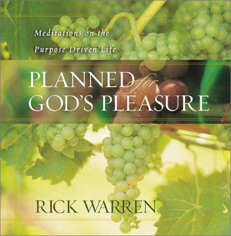 Imagen de archivo de Planned for God's Pleasure!: Meditations on the Purpose-Driven Life [With CD] a la venta por ThriftBooks-Atlanta