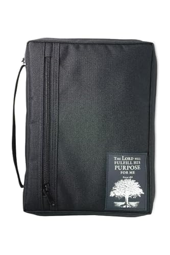 9780310804611: The The Purpose Driven Life Bible Cover, Zippered, with Handle, Canvas, Black, Extra Large