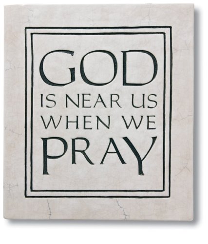 God Is Near Us Crackle Ceramic Plaque (9780310808671) by Zondervan