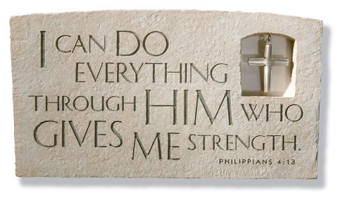 I Can Do Everything Plaque with Cross Ornament (9780310812524) by Zondervan