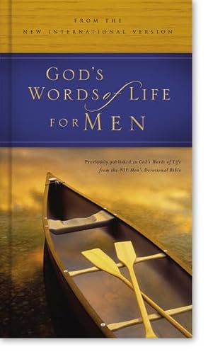 Stock image for God's Words of Life for Men: from the NIV Men's Devotional Bible Deluxe for sale by Once Upon A Time Books