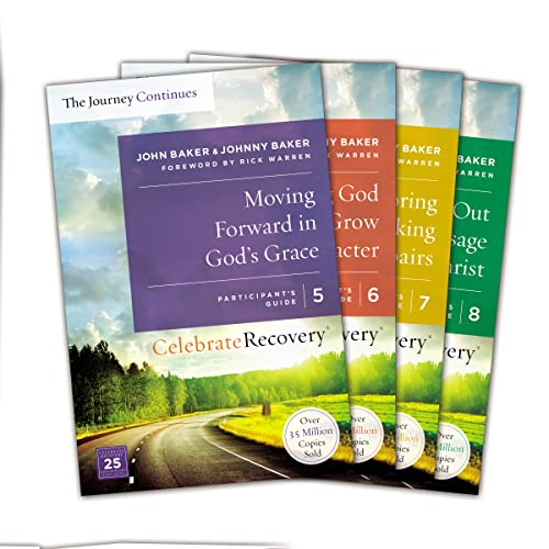 Beispielbild fr Celebrate Recovery: The Journey Continues Participant's Guide Set Volumes 5-8: A Recovery Program Based on Eight Principles from the Beatitudes zum Verkauf von ThriftBooks-Dallas