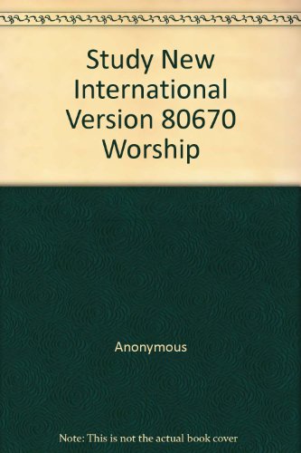 Stock image for Study New International Version 80670 Worship for sale by Aaron Books