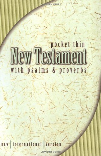 Beispielbild fr Niv Pckt Thin New Test W/psalm&proverbs zum Verkauf von Better World Books