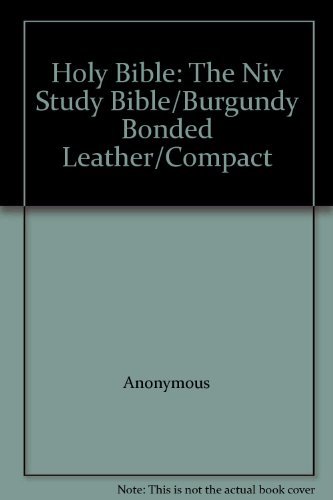 9780310903536: Holy Bible: The Niv Study Bible/Burgundy Bonded Leather/Compact