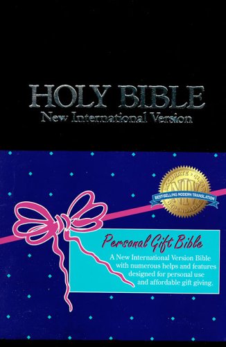 9780310903796: Holy Bible, New International Version: Personal Gift Bible, Leather Look Black