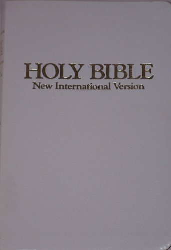 9780310903833: Holy Bible, New International Version: Gift Bible, Leather-Look, White