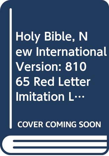 Stock image for Holy Bible, New International Version: 81065 Red Letter Imitation Leather Blue for sale by Wonder Book