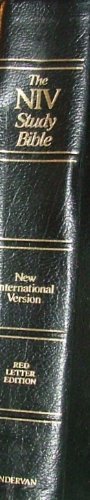 Beispielbild fr NIV Study Bible, New International Version (Black Bonded Leather, Thumb-Indexed, Red-Letter Edition) zum Verkauf von Black Cat Hill Books