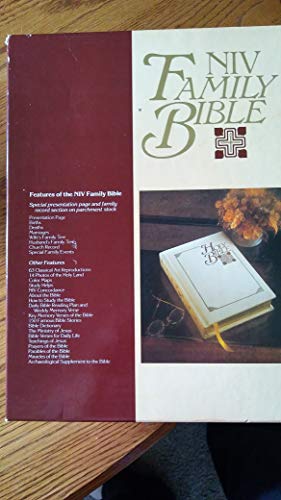Imagen de archivo de Holy Bible, New International Version: Family Bible, Burgundy a la venta por Aragon Books Canada