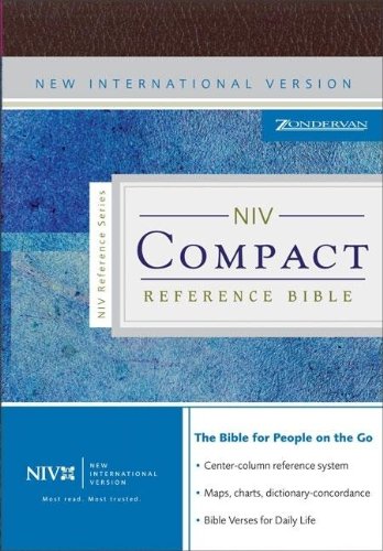 9780310908074: New International Version Compact Reference Bible: Burgundy