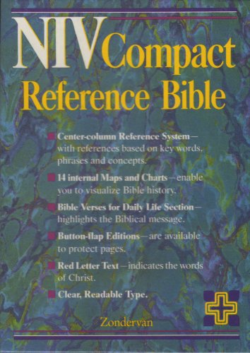 9780310908098: Holy Bible: New International Version/Compact Reference/Black Bonded Leather