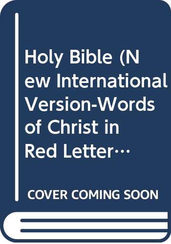 9780310908289: Holy Bible (New International Version-Words of Christ in Red Letter-Bonded Leather)