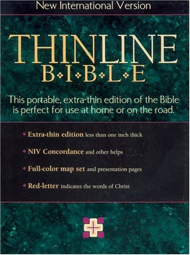9780310908562: New International Version Thinline Bible: Forest Green Bonded Leather