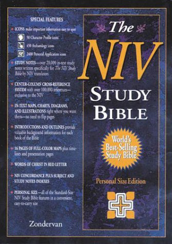 Stock image for NIV Study Bible Personal Size for sale by Idaho Youth Ranch Books