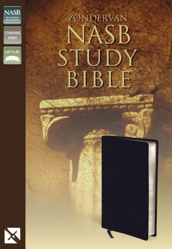 9780310910961: Zondervan Nasb Study Bible: Navy Bonded Leather