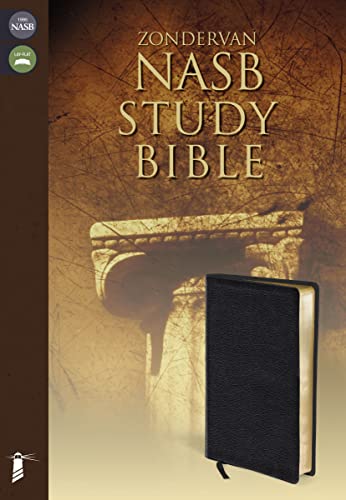 9780310910978: NASB, Zondervan NASB Study Bible, Bonded Leather, Black, Thumb Indexed