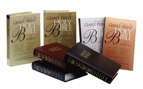 Stock image for Giant Print Reference Bible-KJV-Personal Size, Bronze for sale by ThriftBooks-Atlanta