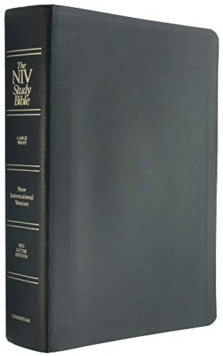 9780310914617: The NIV Study Bible (Black Bonded Leather)