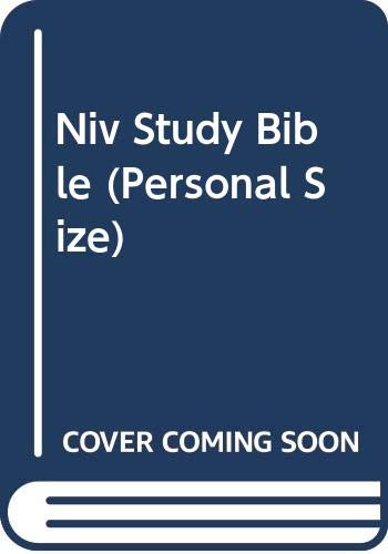 Beispielbild fr New International Version, Study Personal Size Ed. zum Verkauf von ThriftBooks-Dallas