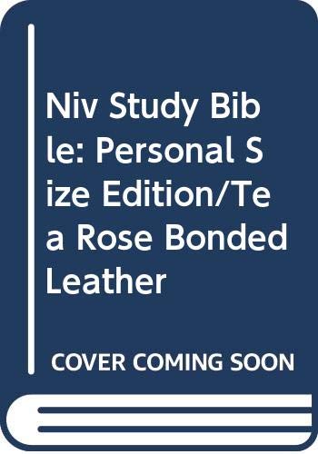 9780310915089: Niv Study Bible: Personal Size Edition/Tea Rose Bonded Leather