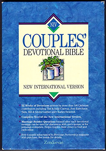 9780310916154: The Holy Bible: Couples' Devotional New International Version/Navy Bonded Leather