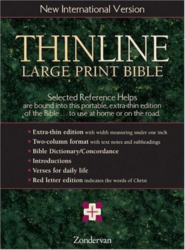 Beispielbild fr NIV Thinline Bible, Large Print zum Verkauf von Half Price Books Inc.