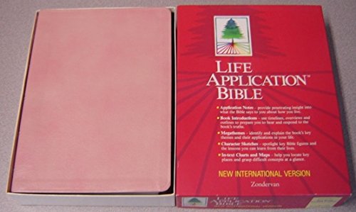 9780310917557: Life Application Bible: New International Version /Tea Rose Bonded Leather