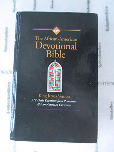 Stock image for The African-American Devotional Bible: King James Version Zondervan for sale by Aragon Books Canada