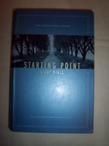 Beispielbild fr Starting Point Study Bible-NIV: For New and Recommitted Believers zum Verkauf von ThriftBooks-Dallas