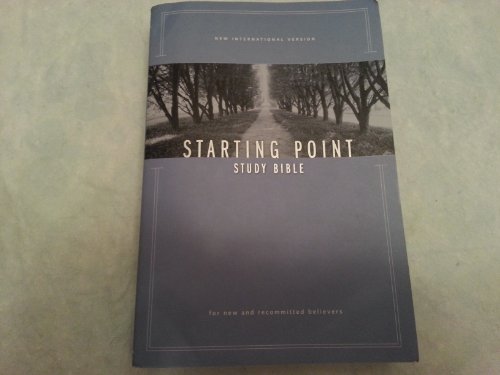 Beispielbild fr Starting Point Study Bible-NIV: For New and Recommitted Believers zum Verkauf von ThriftBooks-Dallas