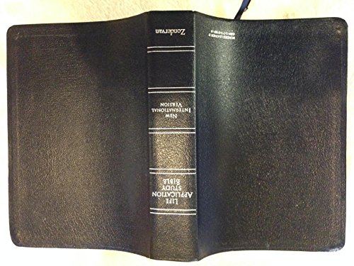 9780310919810: New International Version Life Application Study Bible: Bonded Leather : Navy