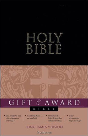 9780310921554: Holy Bible: Deluxe Gift & Award Bible King James Version, Black Leatherette