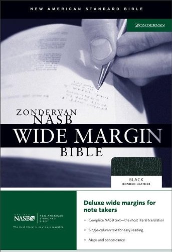 9780310921868: Holy Bible: New American Standard Version, Black, Bonded Leather, Wide Margin