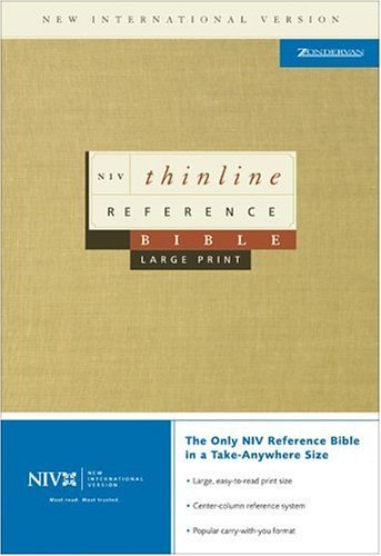 Imagen de archivo de NIV Thinline Reference Bible, Large Print a la venta por beneton