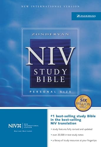 Imagen de archivo de Zondervan NIV Study Bible, Personal Size a la venta por Irish Booksellers
