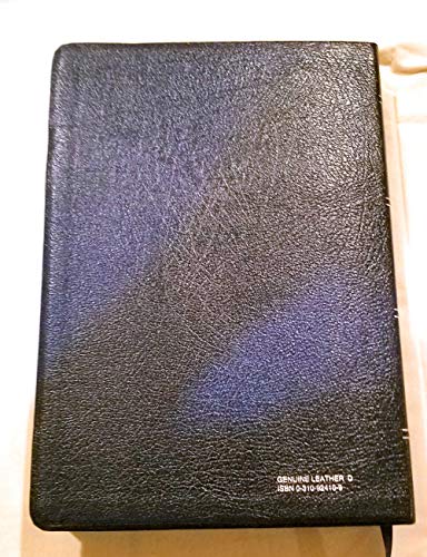 9780310924180: The Quest Study Bible: New International Version/Navy Top-Grain Leather