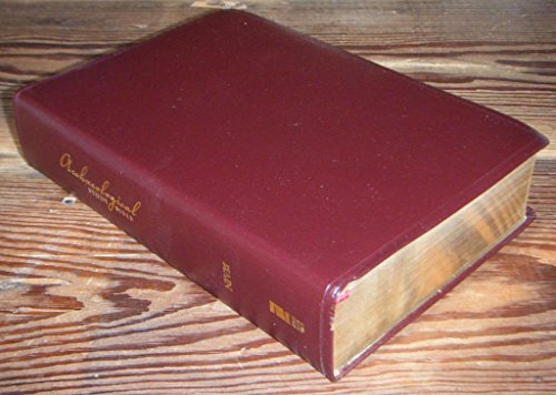 9780310926061: Archaeological Study Bible: New International Version, Burgundy, Bonded Leather, An Illustrated Walk Through Biblical History And Culture