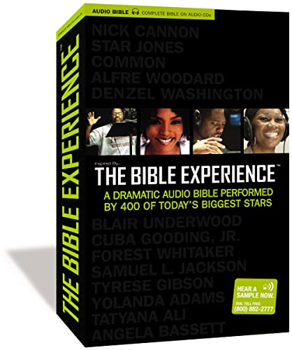 9780310926306: Inspired By . . . The Bible Experience: The Complete Bible, Audio CD: A Dramatic Audio Bible Performed by 400 of Today's Biggest Stars