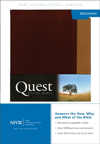 Beispielbild fr Quest Study Bible, Personal Size (New International Version) zum Verkauf von BooksRun